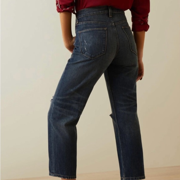 NWT Ariat Ultra High Rise Tomboy Straight Jeans - Picture 3 of 6